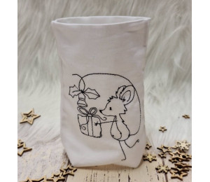 Stickserie - ITH Lichtbeutel Weihnachtsmaus